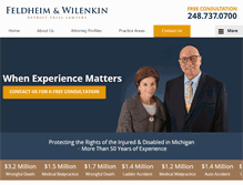 Tablet Screenshot of feldkinlaw.com